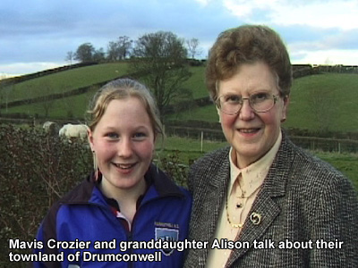Photo of Mavis and Alison Crosier in 2003.