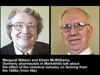Photo of Edwin Williams and Margaret Watson, 2003.