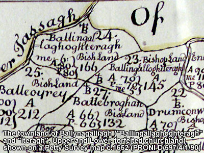 The townland of ballynagalliagh.