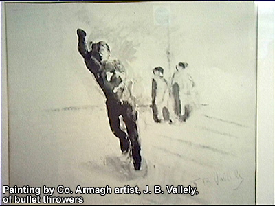 Brian Vallely picture of bullet throwers.