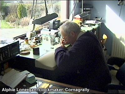 Alphie Lonergan, clockmaker, Cornagrally