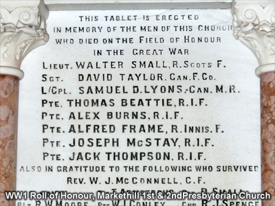 Photo of Markethill Second Presbyterian Church