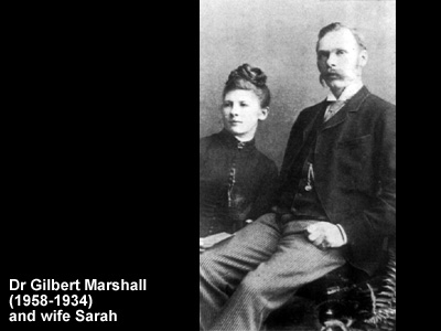 Dr Gilbert Marshall and wife Sarah. Allison collection, PRONI, Crown copyright.