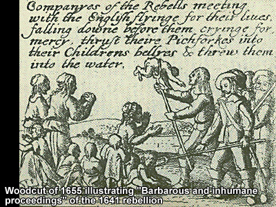 Detail from Bodley's 1609 plantation map. Crown Copyright.