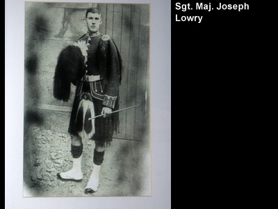 Sergeant Major Joseph Lowry