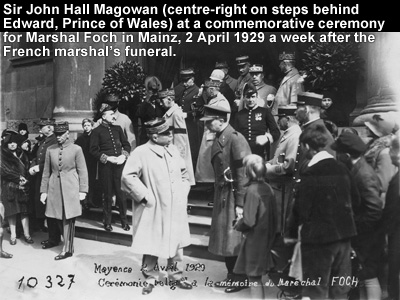 Sir John Magowan in Mainz, 1929